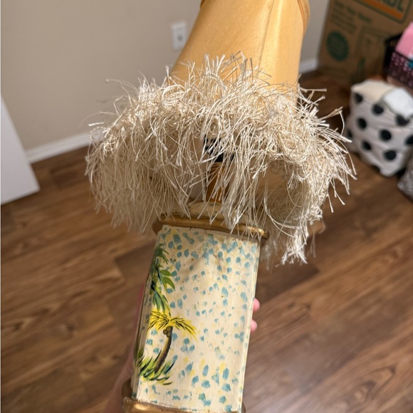 COPY - Vintage Jungle Monkey Table Lamp with Fringe Shade – Whimsical Tropical … - Picture 5 of 6